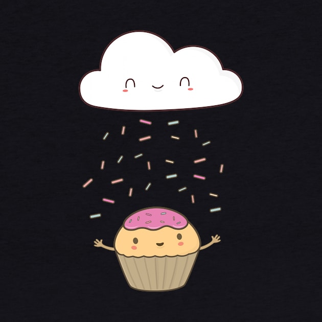 Cute Cupcake Love T-Shirt by happinessinatee